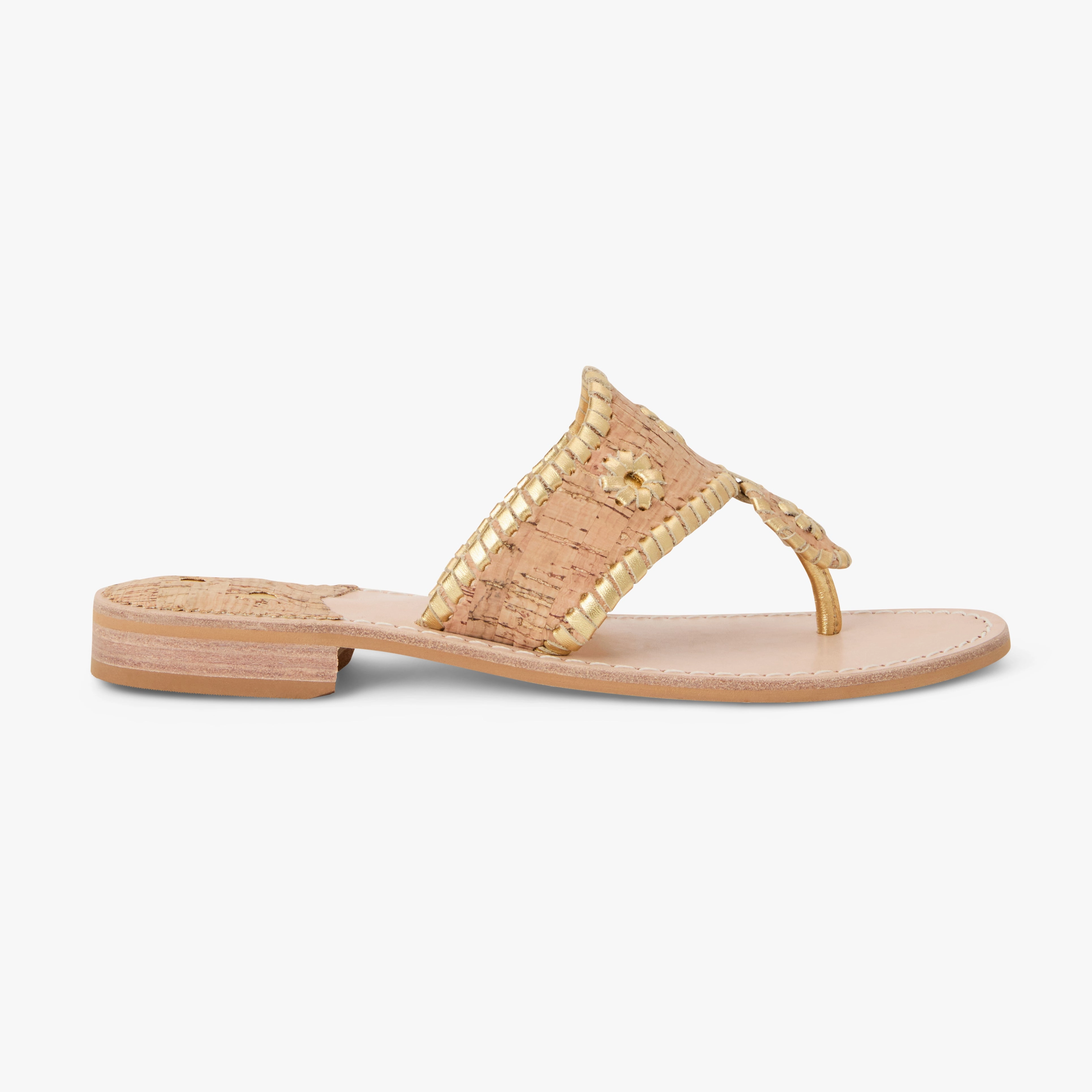 Jacks Wide Width Leather Flat Sandal Flight Day