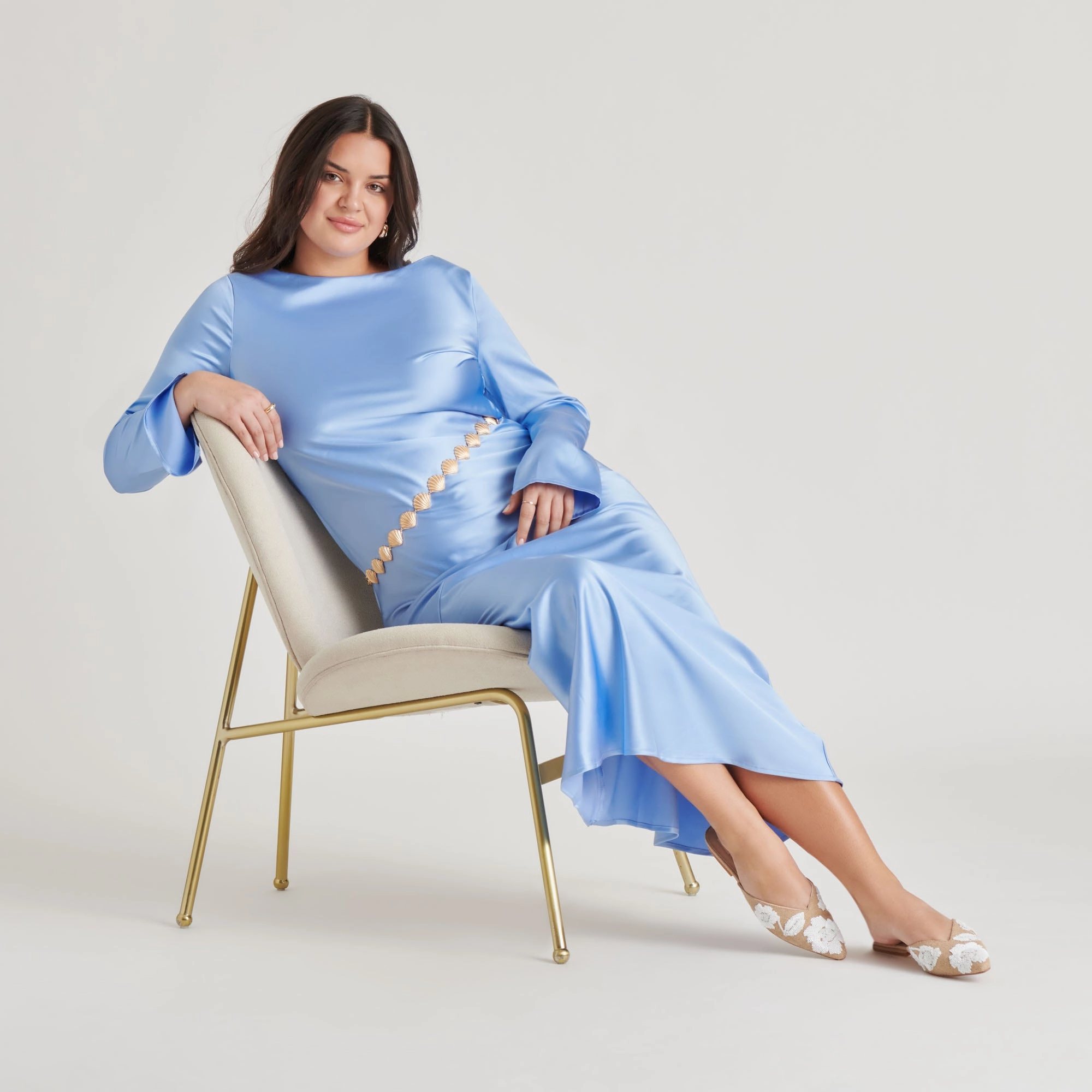 ELM FLATS NATURAL MULTI FLORAL SEQUIN Daily Glow