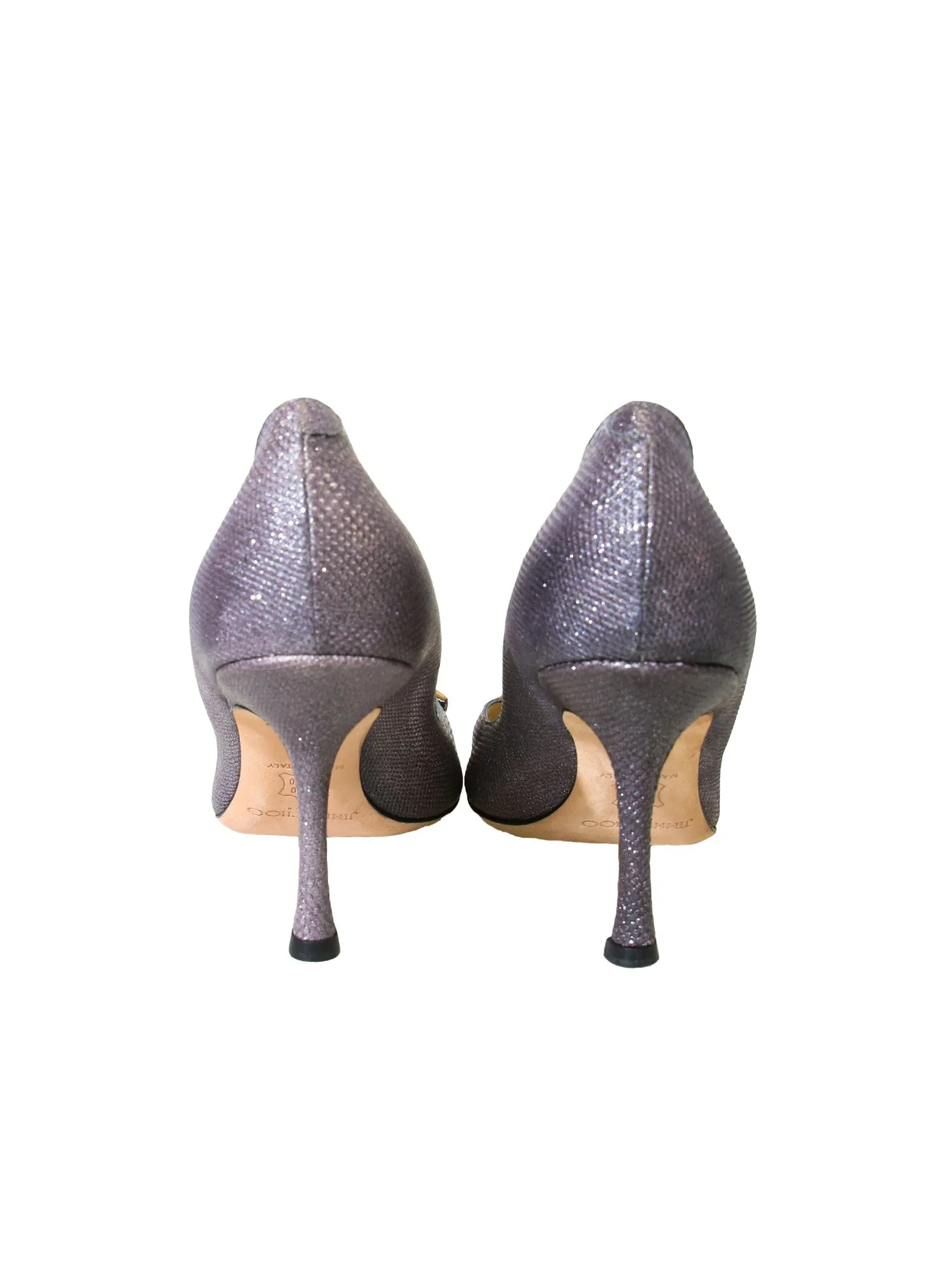 Embellished Peep-Toe Heels
