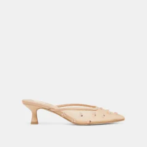 Light Step Italian Chic CLARA WIDE HEELS FRENCH VANILLA MESH