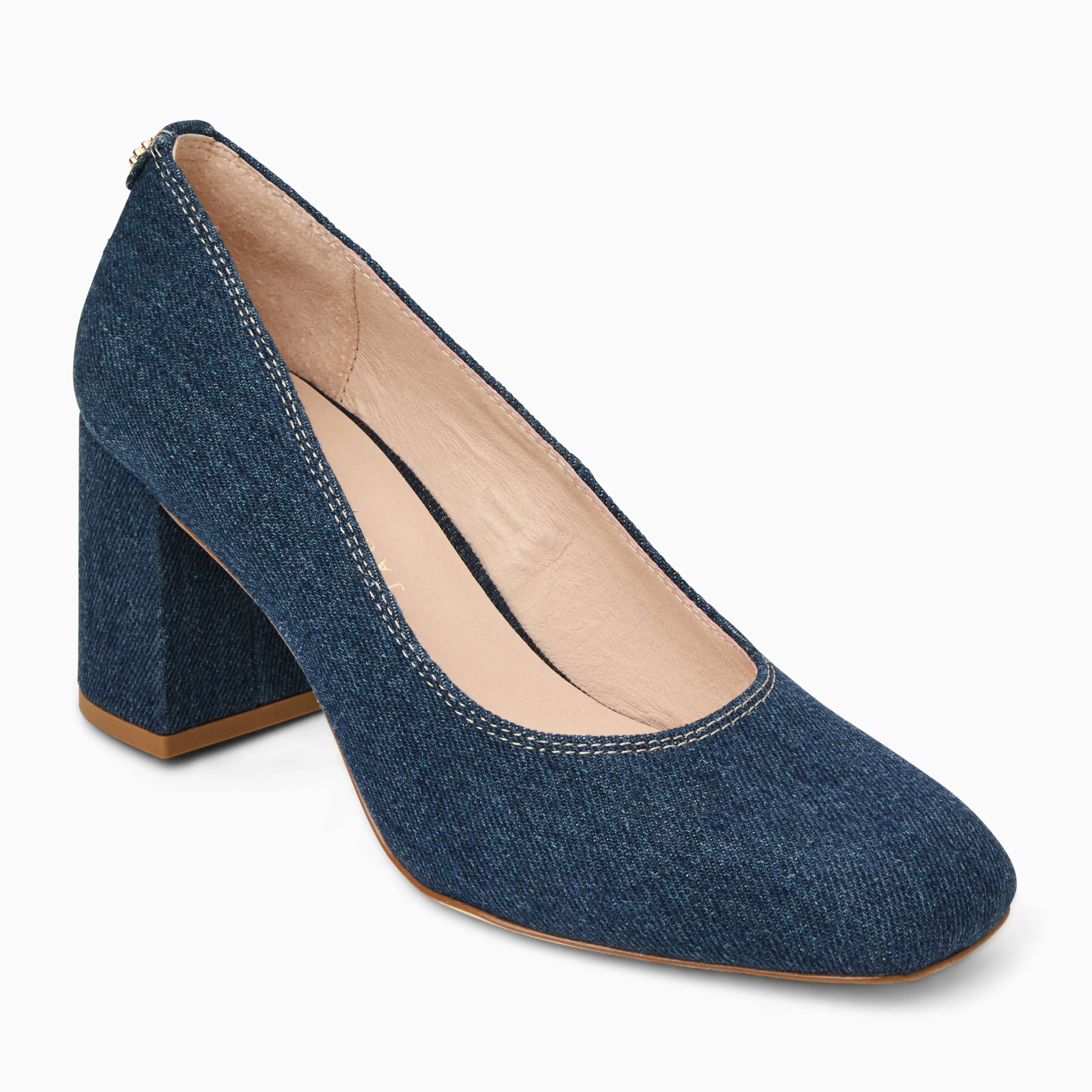 Comfort Boost Lenora Fabric Pump Heel