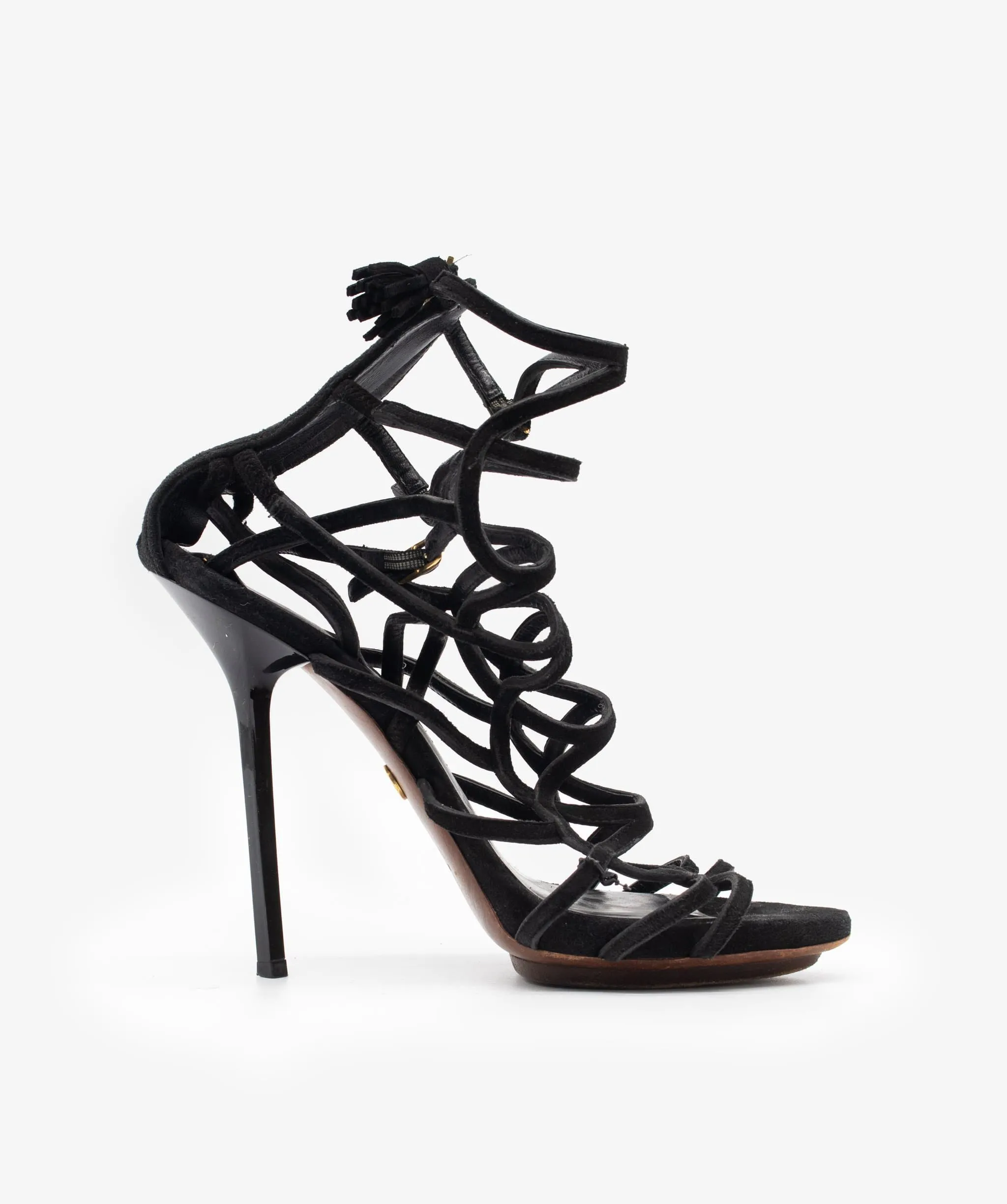 Emilio Pucci Suede Cut-out Heels - RJC1062