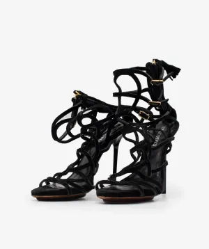 Emilio Pucci Suede Cut-out Heels - RJC1062