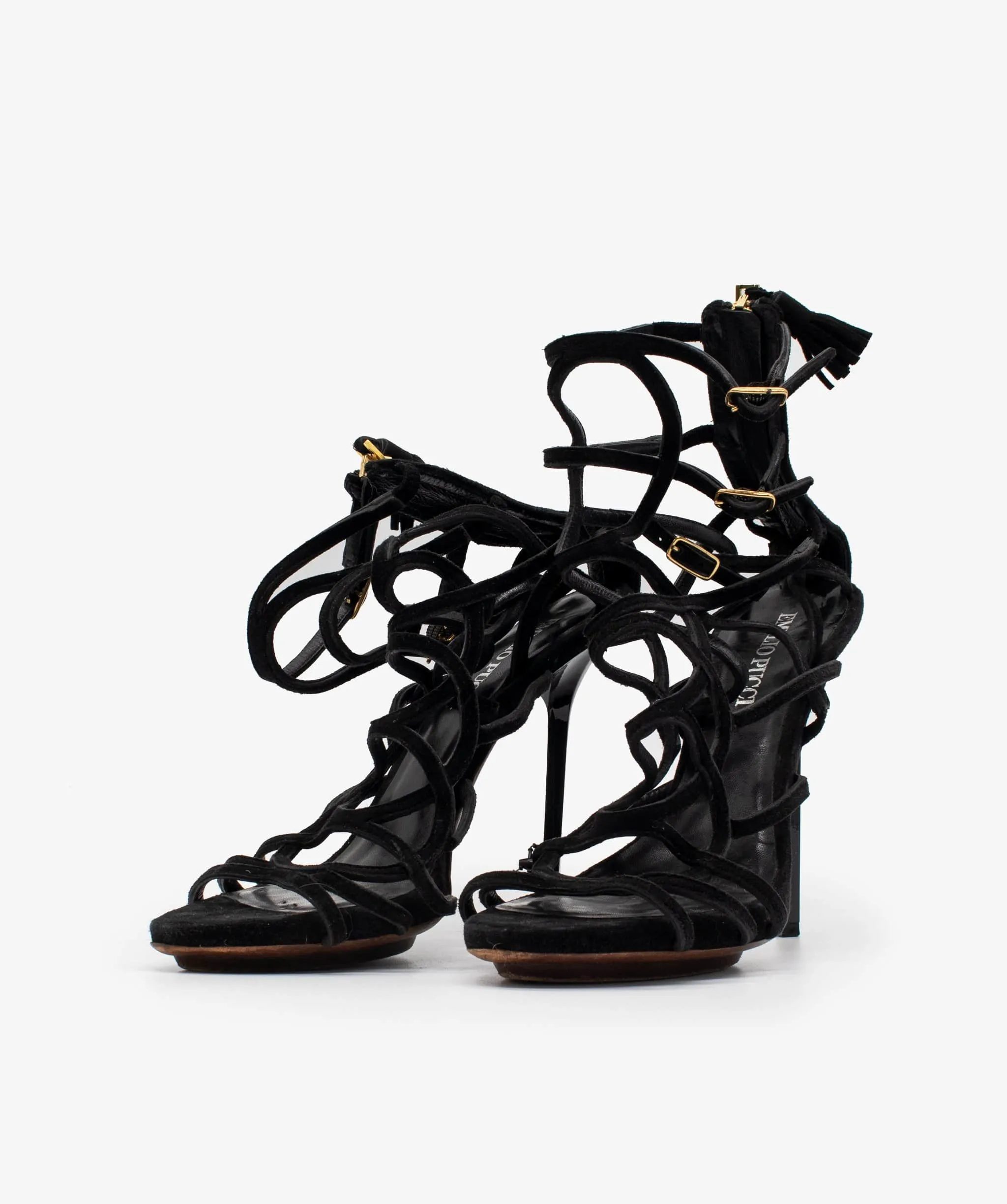Emilio Pucci Suede Cut-out Heels - RJC1062