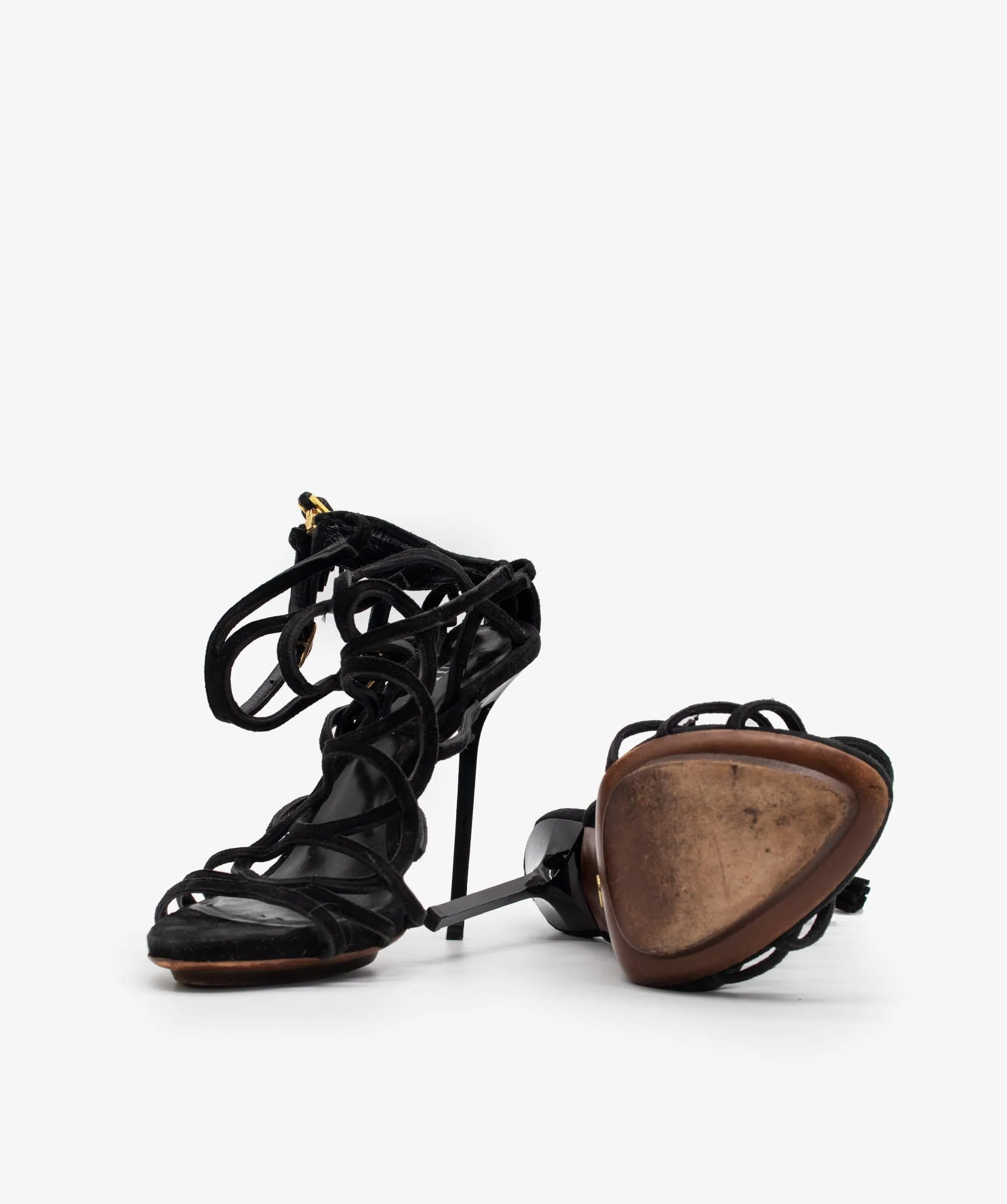 Emilio Pucci Suede Cut-out Heels - RJC1062