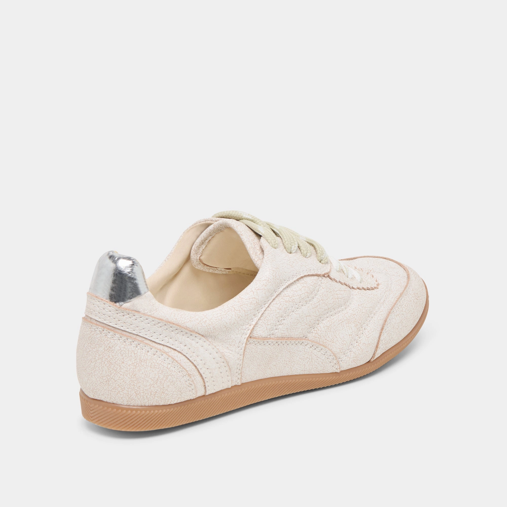 LAINI SNEAKERS OFF WHITE CRACKLED LEATHER Cool Fit