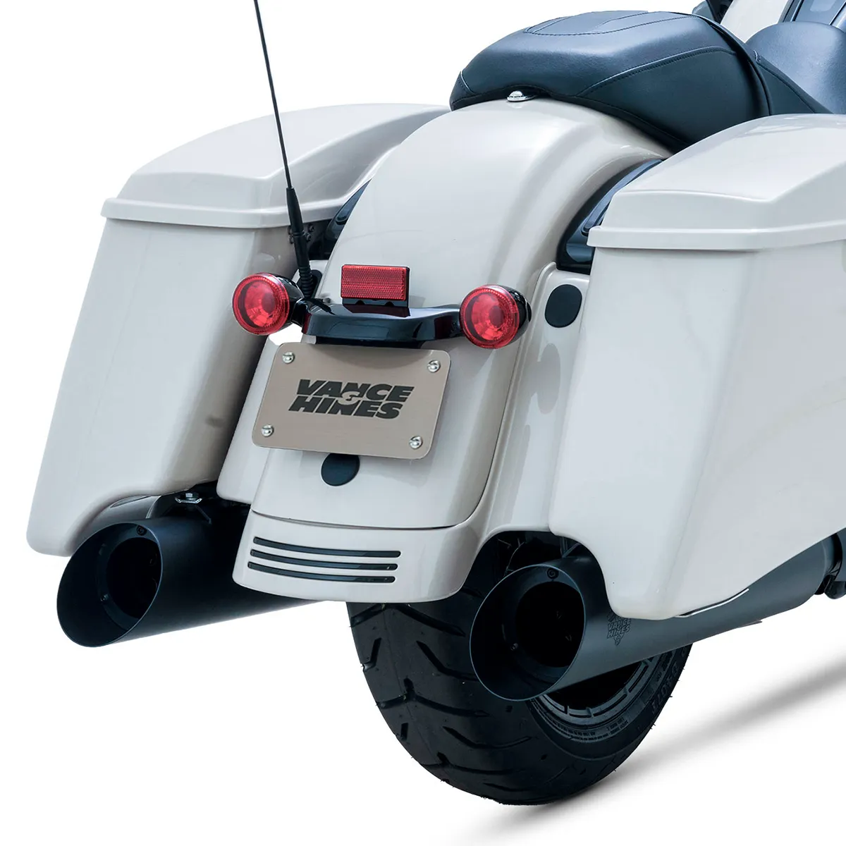 Escape Vance & Hines Backslash 450 Slip Ons para Harley Davidson '17-'24 Touring (Colas)