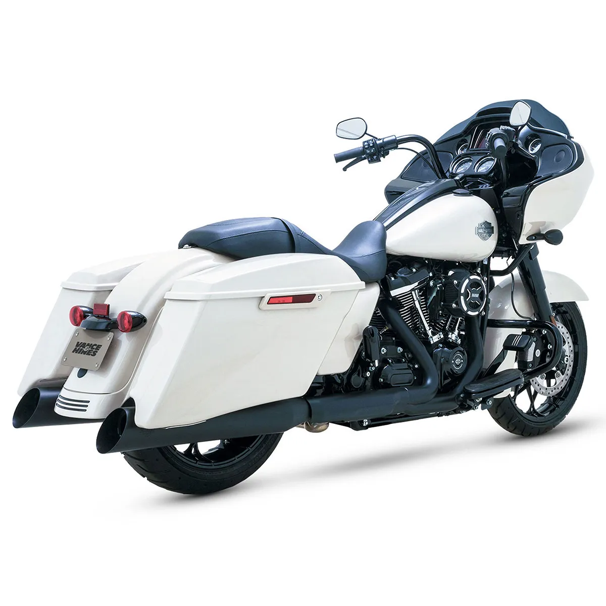 Escape Vance & Hines Backslash 450 Slip Ons para Harley Davidson '17-'24 Touring (Colas)
