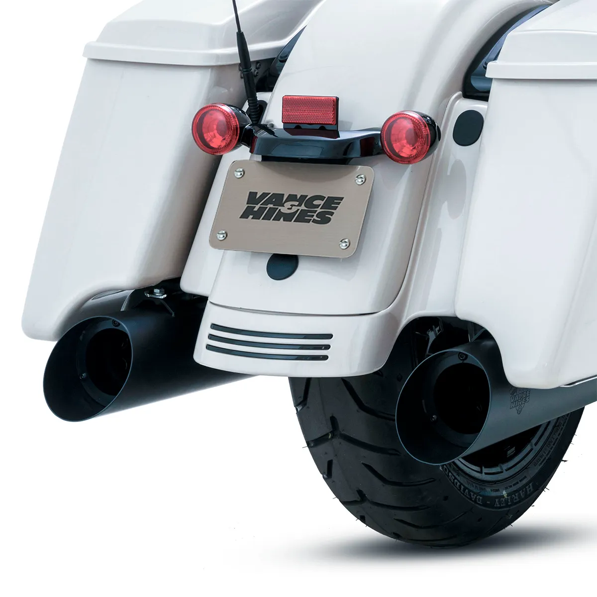 Escape Vance & Hines Backslash 450 Slip Ons para Harley Davidson '17-'24 Touring (Colas)