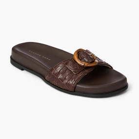 Suede Essex Leather Comfort Slide