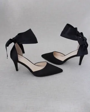 Evening Heels With Ankle Ribbon