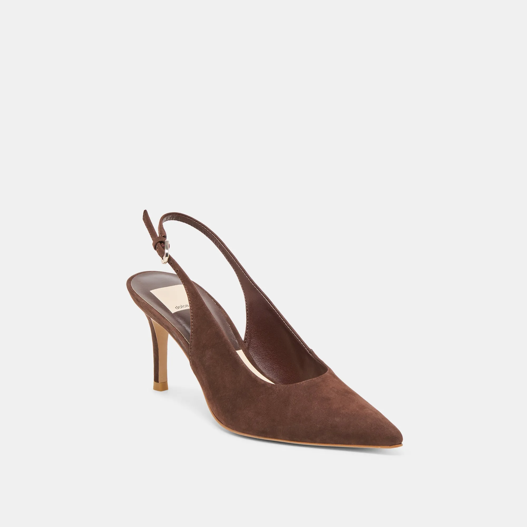 Funky Flair Milan Mood ELASI HEELS DK BROWN NUBUCK