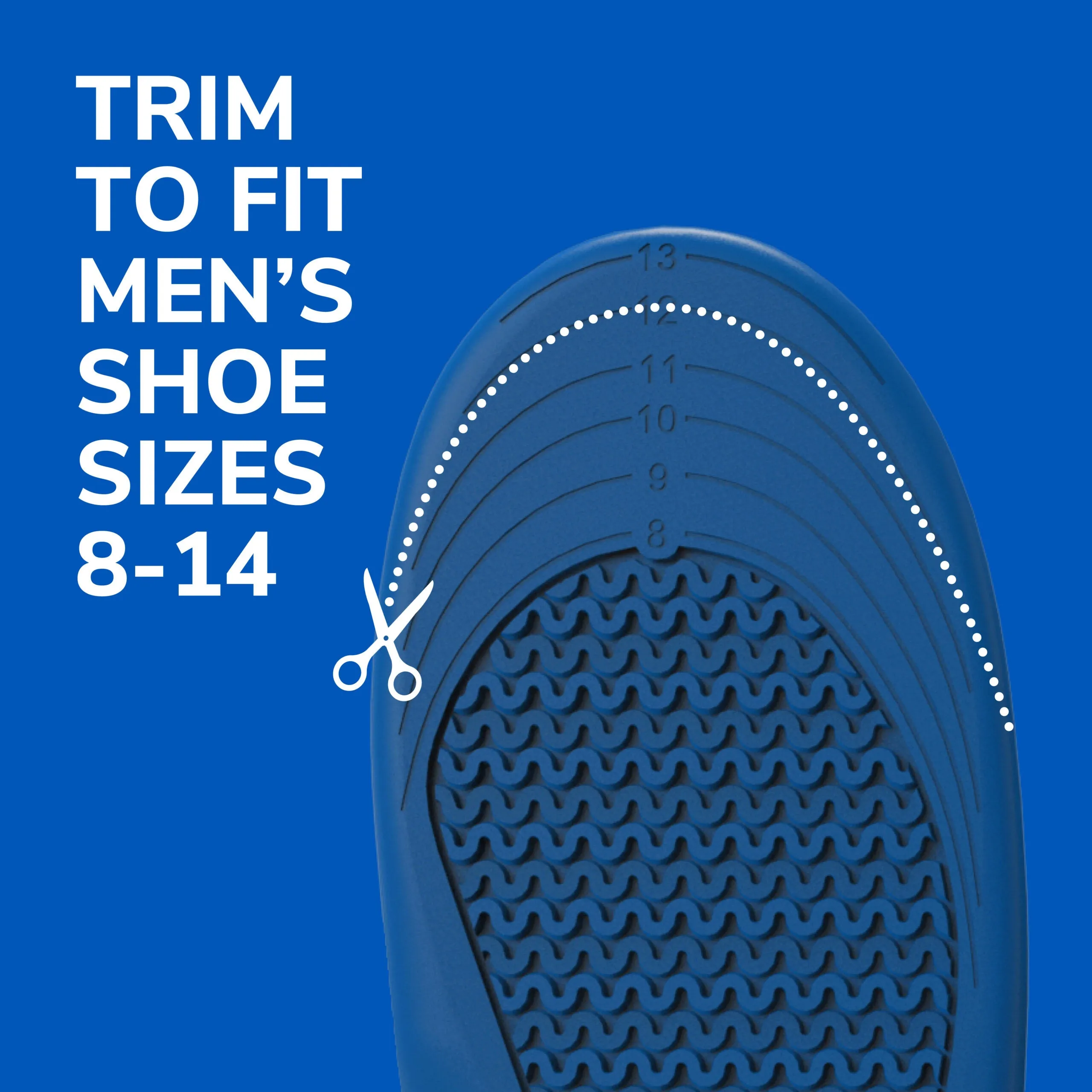 Extra Comfort All-Day Insoles with Massaging Gel® Men's