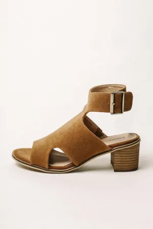 Faelyn Cut Out Heels in Camel