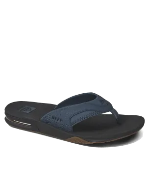 Fanning Flip Flops in Orion & Black