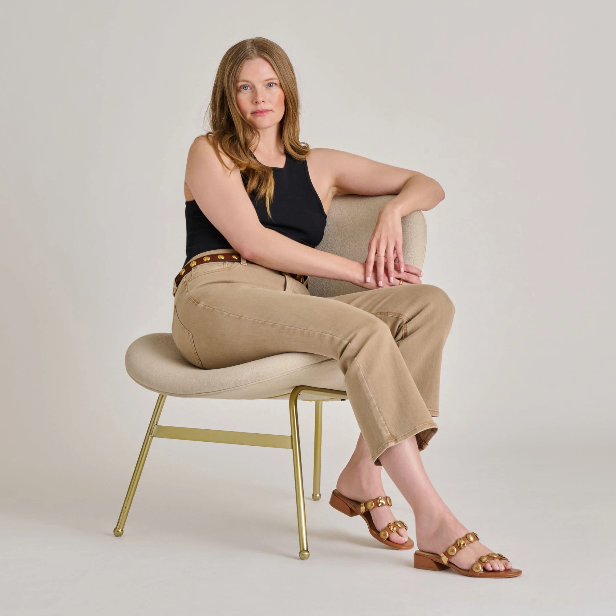 Flexible Straps FARROW SANDALS SADDLE LEATHER