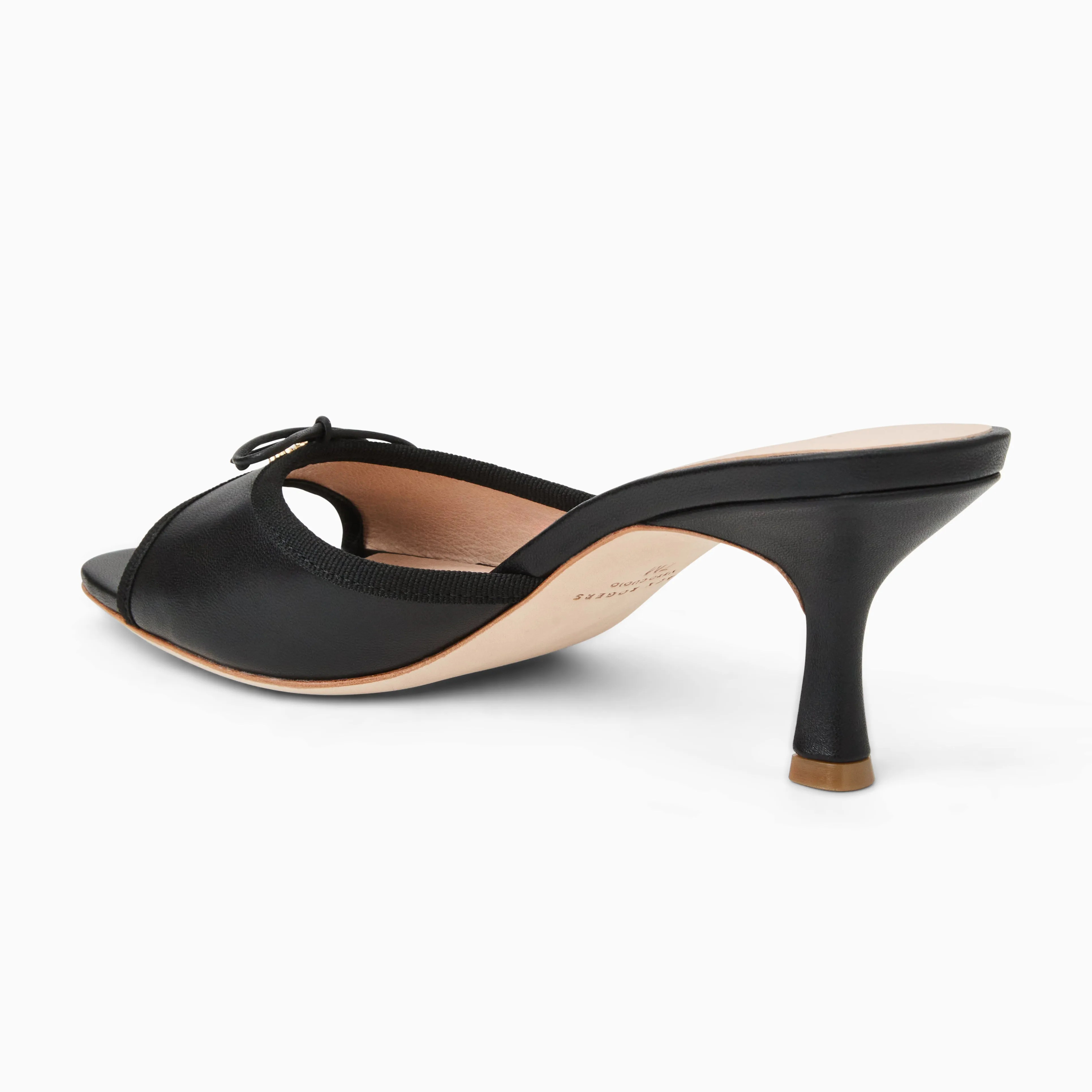 Fancy Finish Refined Walk Velma Leather Mid Heel