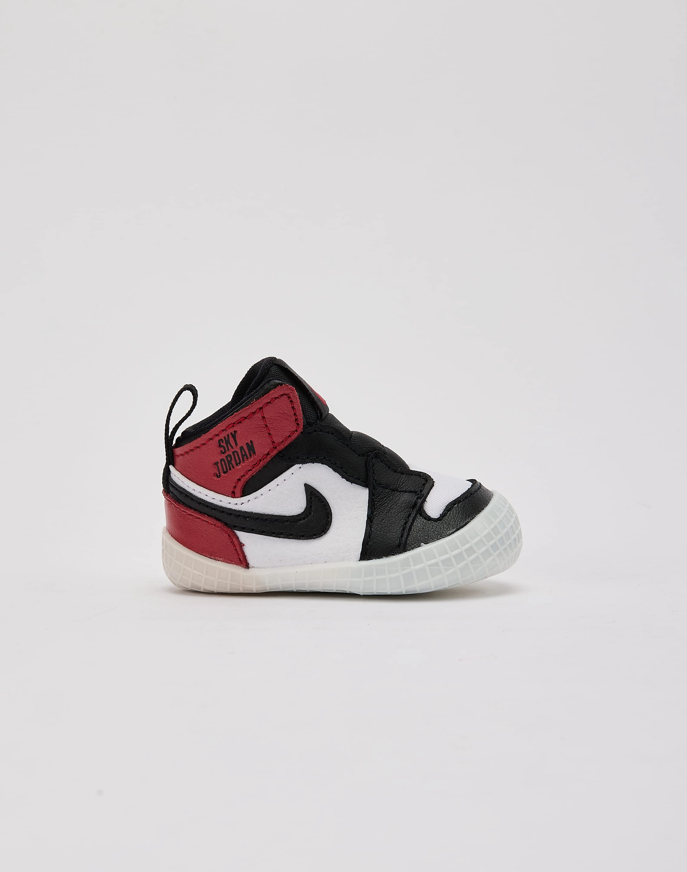 walking companions Cushioned arch Jordan Air Jordan 1 'Black Toe Reimagined' Crib Bootie Infant