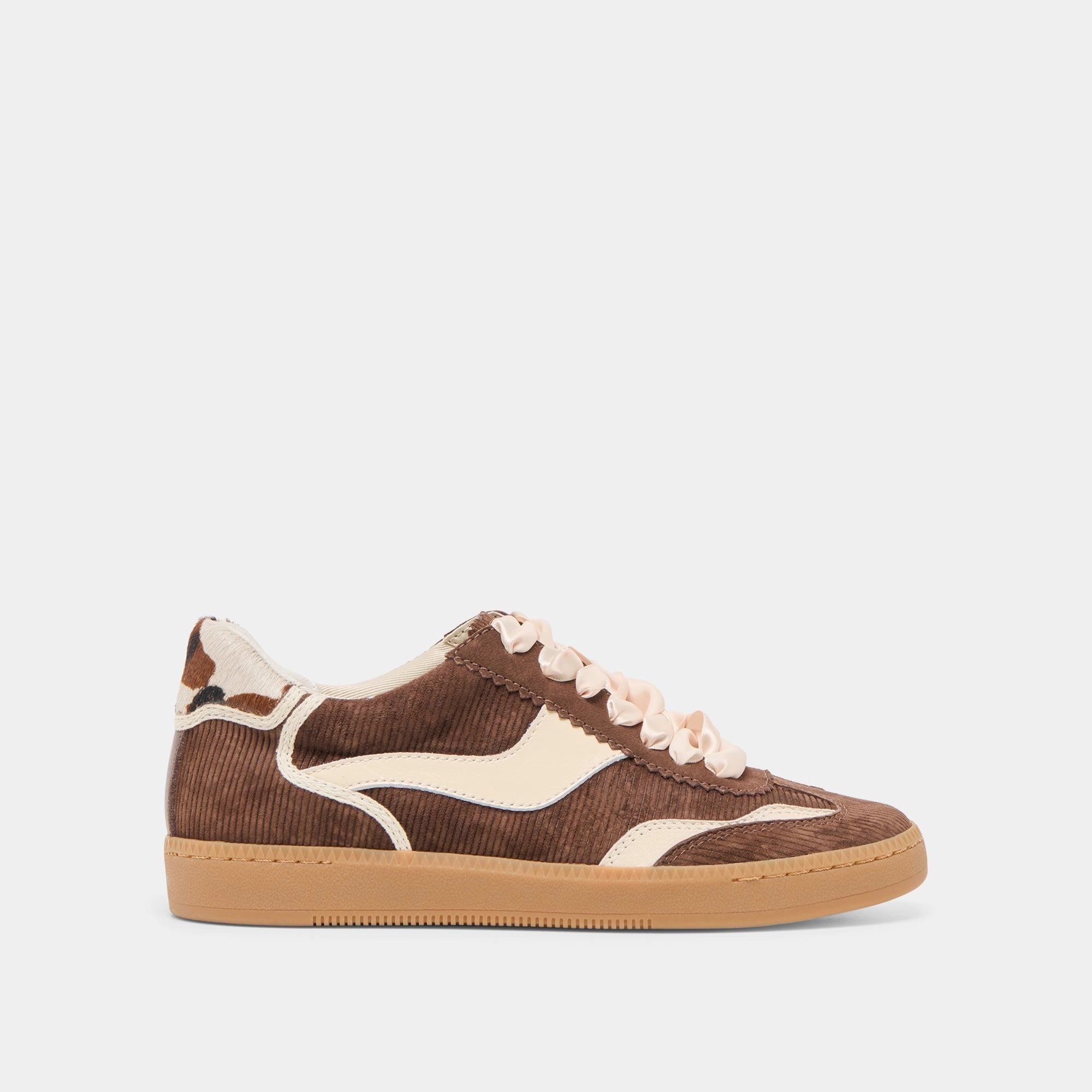 Trend-setting Feel Fresh NOTICE SNEAKERS CHOCOLATE CORDUROY