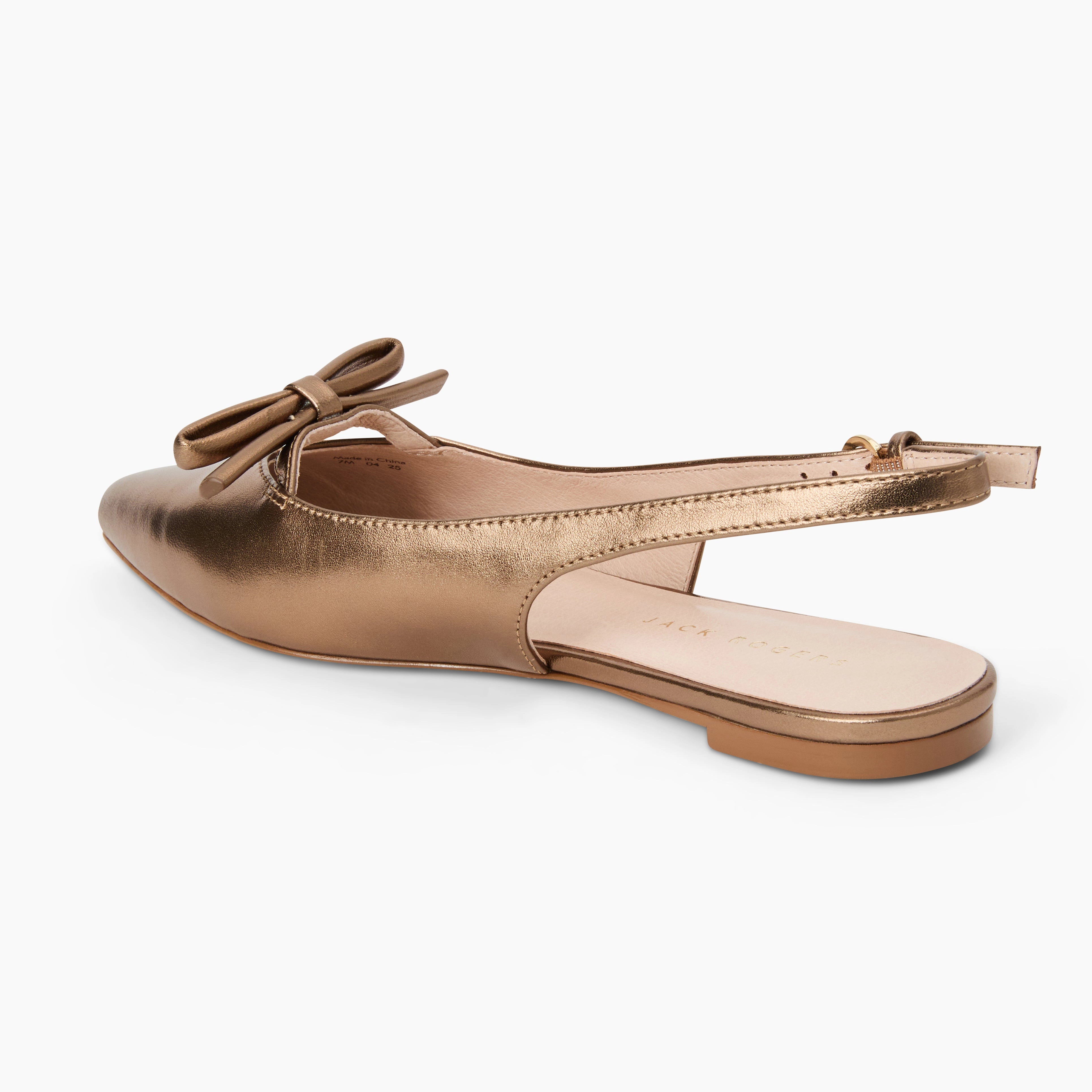 Book Glow Lennox Leather Slingback Flat