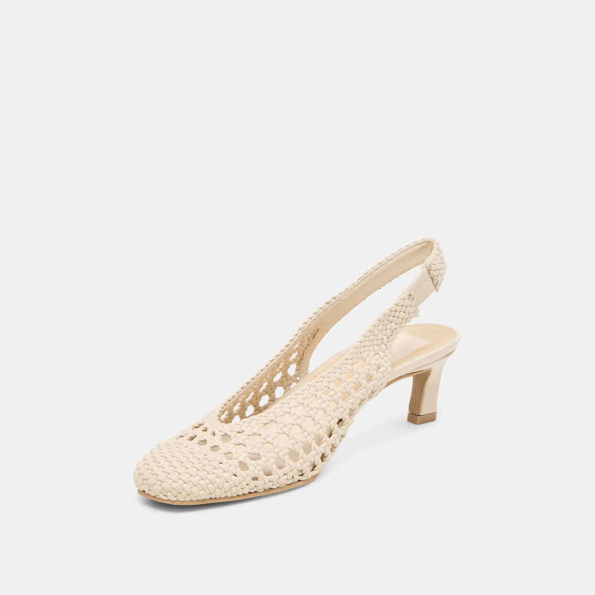 FAWNE HEELS CREME WOVEN STELLA Icon Glam