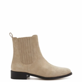 Vend?me Chey beige suede chelsea boots Smooth Inner Seam Memory Foam Padding