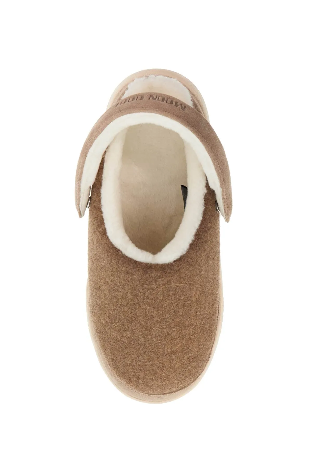 felt and suede park clogs 80D2470090 BEIGE MELANGE