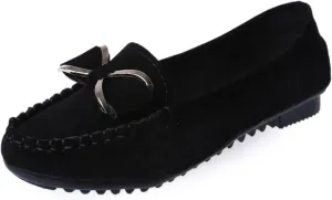 Flats for Women Wide Feet Dressy Ballet Shoes with Bow 2025, Women's Casual Shoes Solid Color Simple Arch Support Slip on Flats