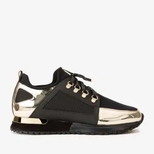 Elastic tongue The Emir Gold Leather Men Sneaker Limited Edition