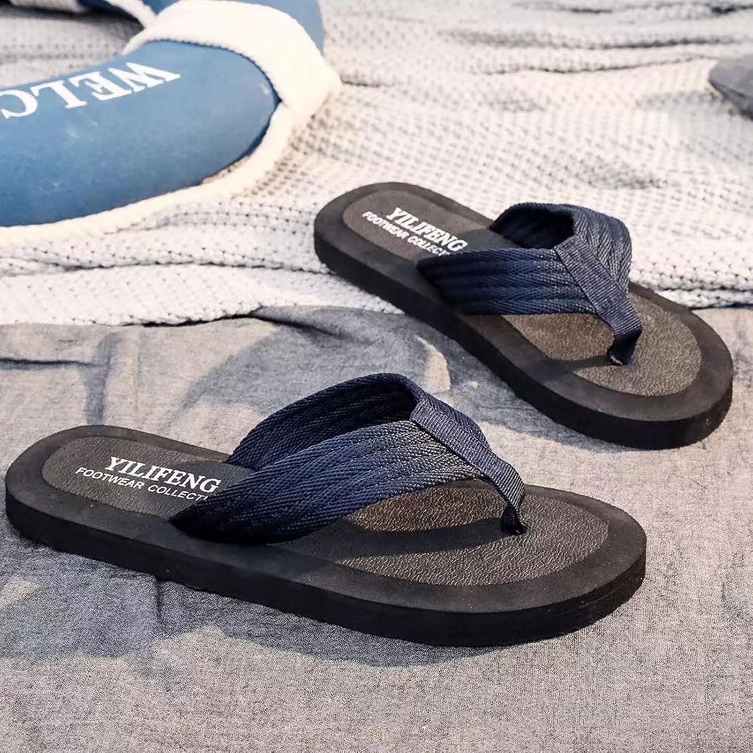 Flip Flops for Men Sandals for Men Comfortable Athletic Sandals for Outdoor Wading Beach Mens Outdoor Sandals