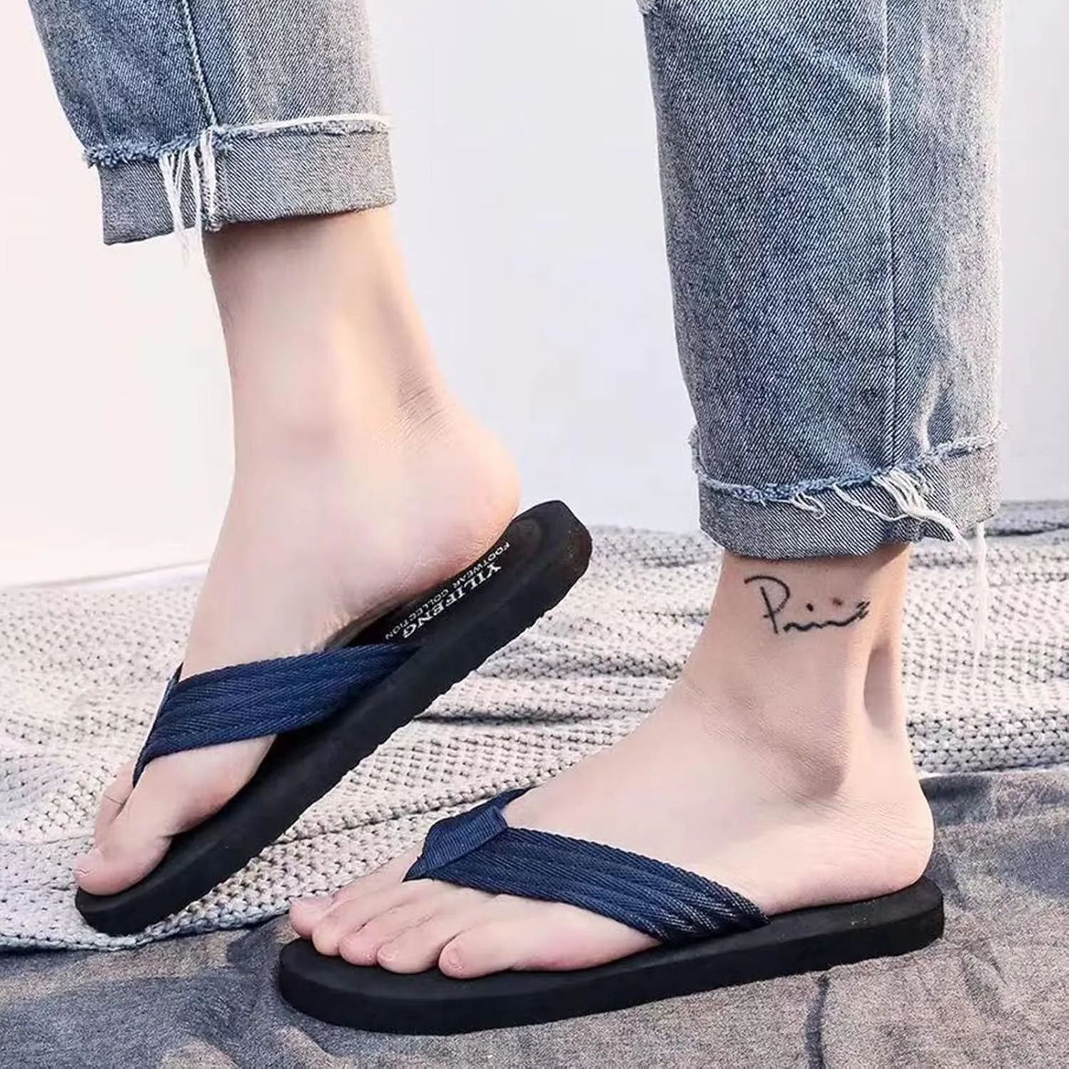 Flip Flops for Men Sandals for Men Comfortable Athletic Sandals for Outdoor Wading Beach Mens Outdoor Sandals