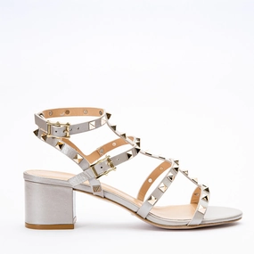 Sturdy Toe Barrier Open Steps The Nejapa Beige Leather Multi Strap Women Sandal