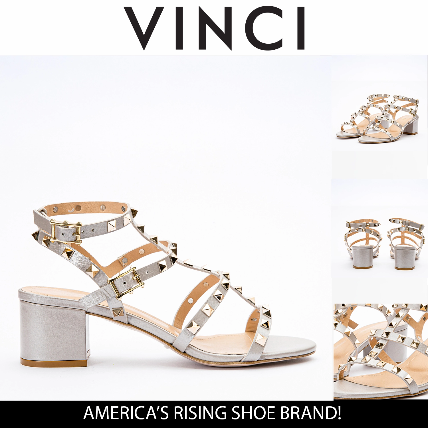 Casual Footwear for Men The Nejapa Beige Leather Multi Strap Women Sandal