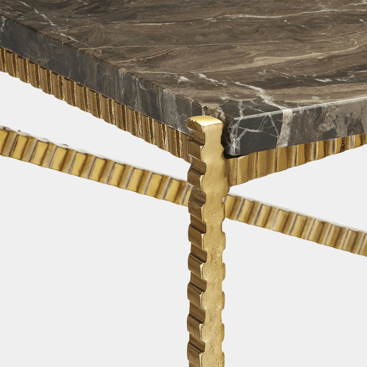 Flying Gold Marble Console Table