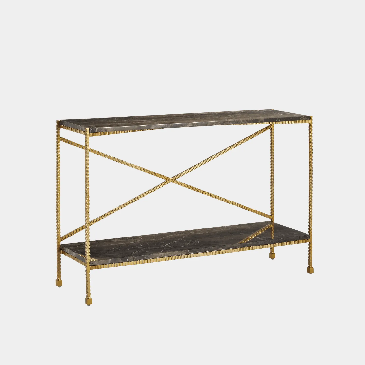 Flying Gold Marble Console Table