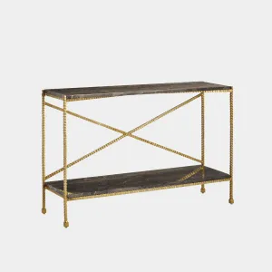 Flying Gold Marble Console Table