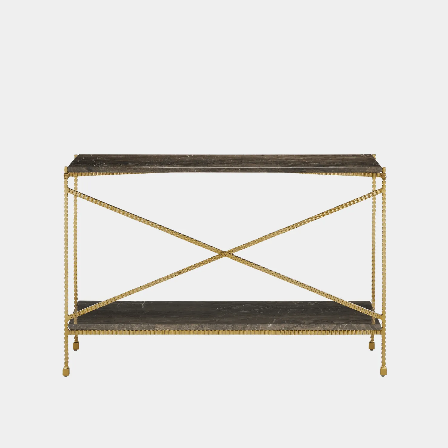 Flying Gold Marble Console Table