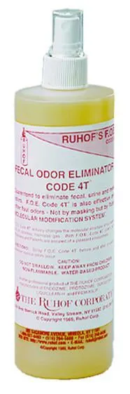 F.O.E. CODE #3® & #4® Fecal Odor Eliminator