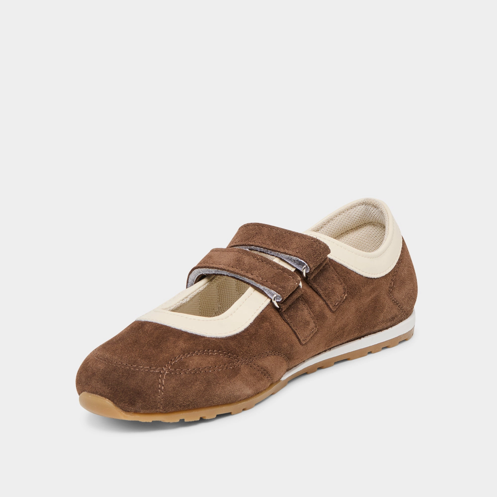 SWAN SNEAKERS DK BROWN SUEDE Slip-On Comfort Shoes