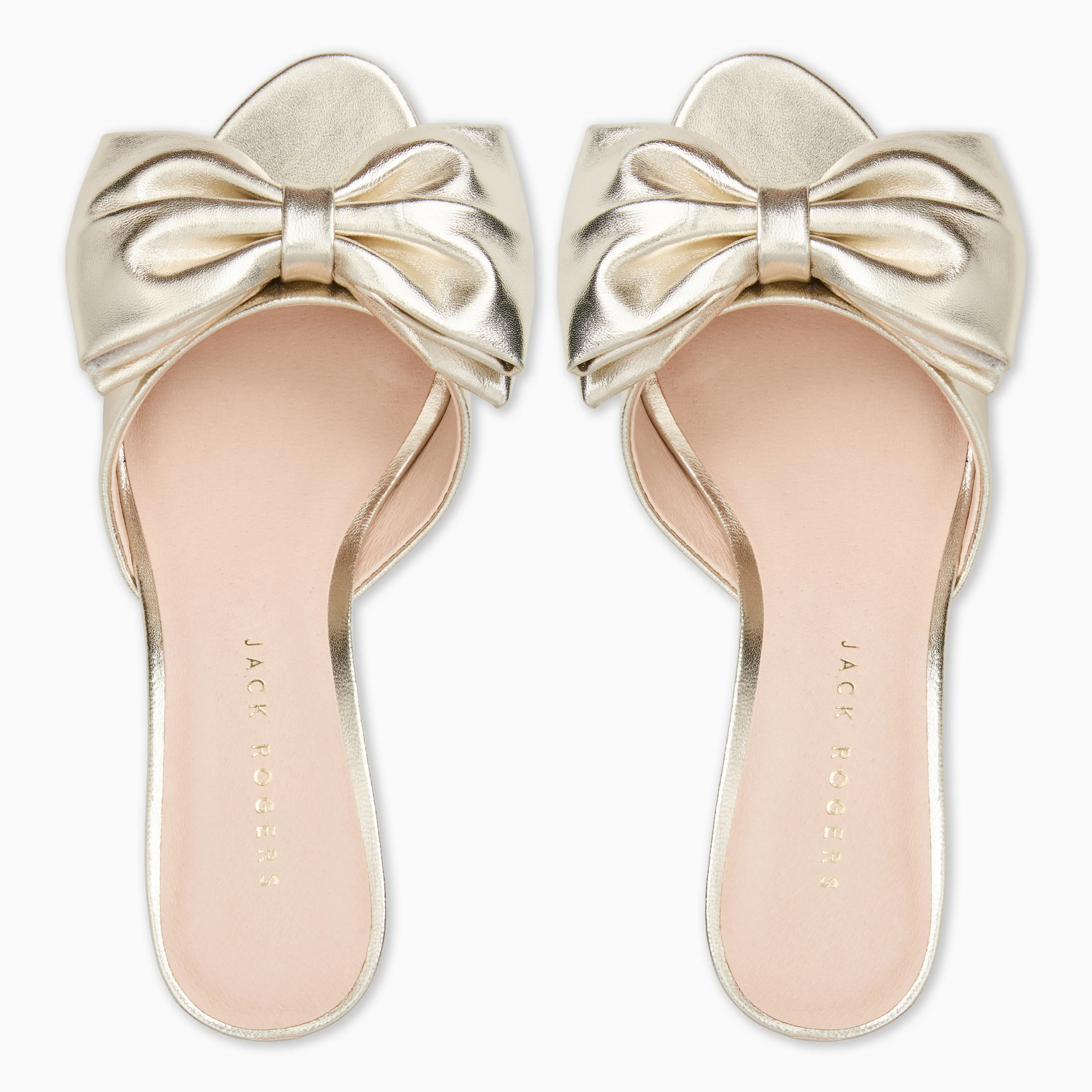 Lola Bow Leather Mid Heel Leather Love Power Heel