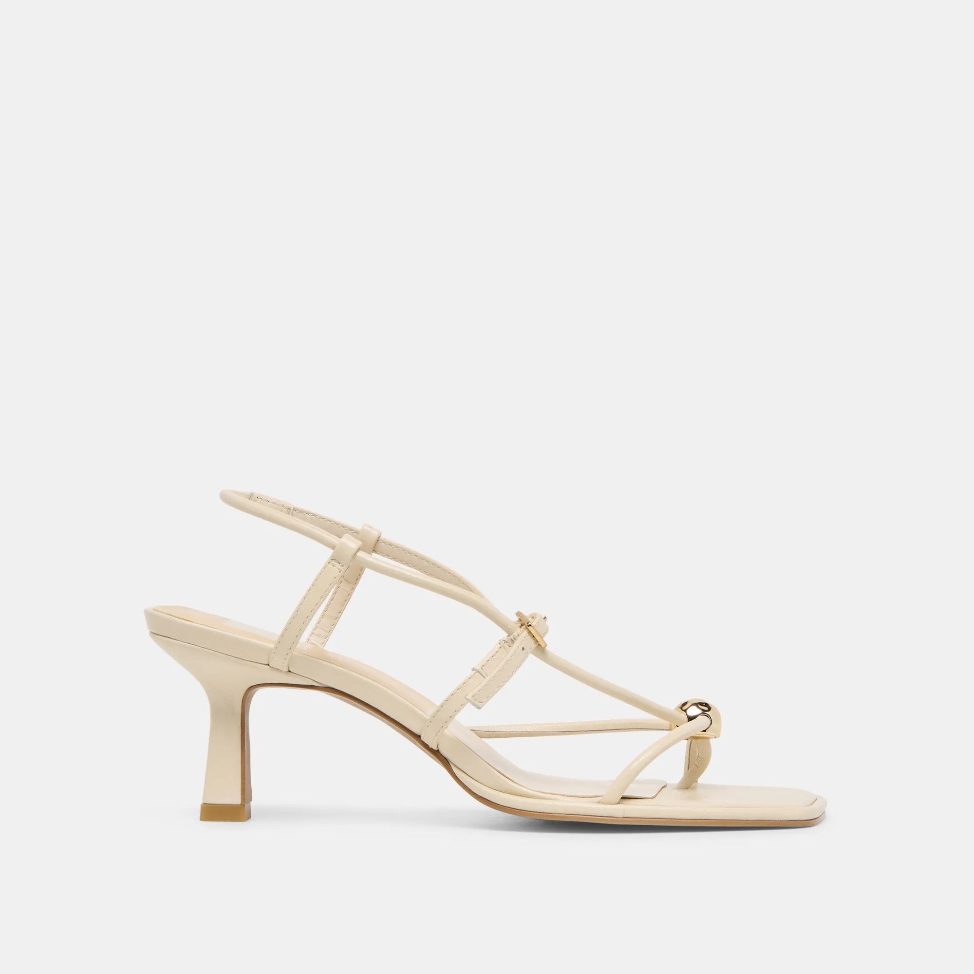 MYLEE HEELS CREME LEATHER hand craft Music Glam