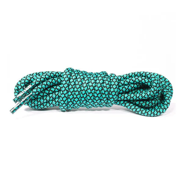 Fully Laced Sharks Teal/Black Laces