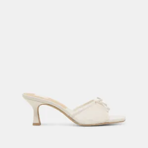 Low Arch Must Have GALEN HEELS WHITE TULLE