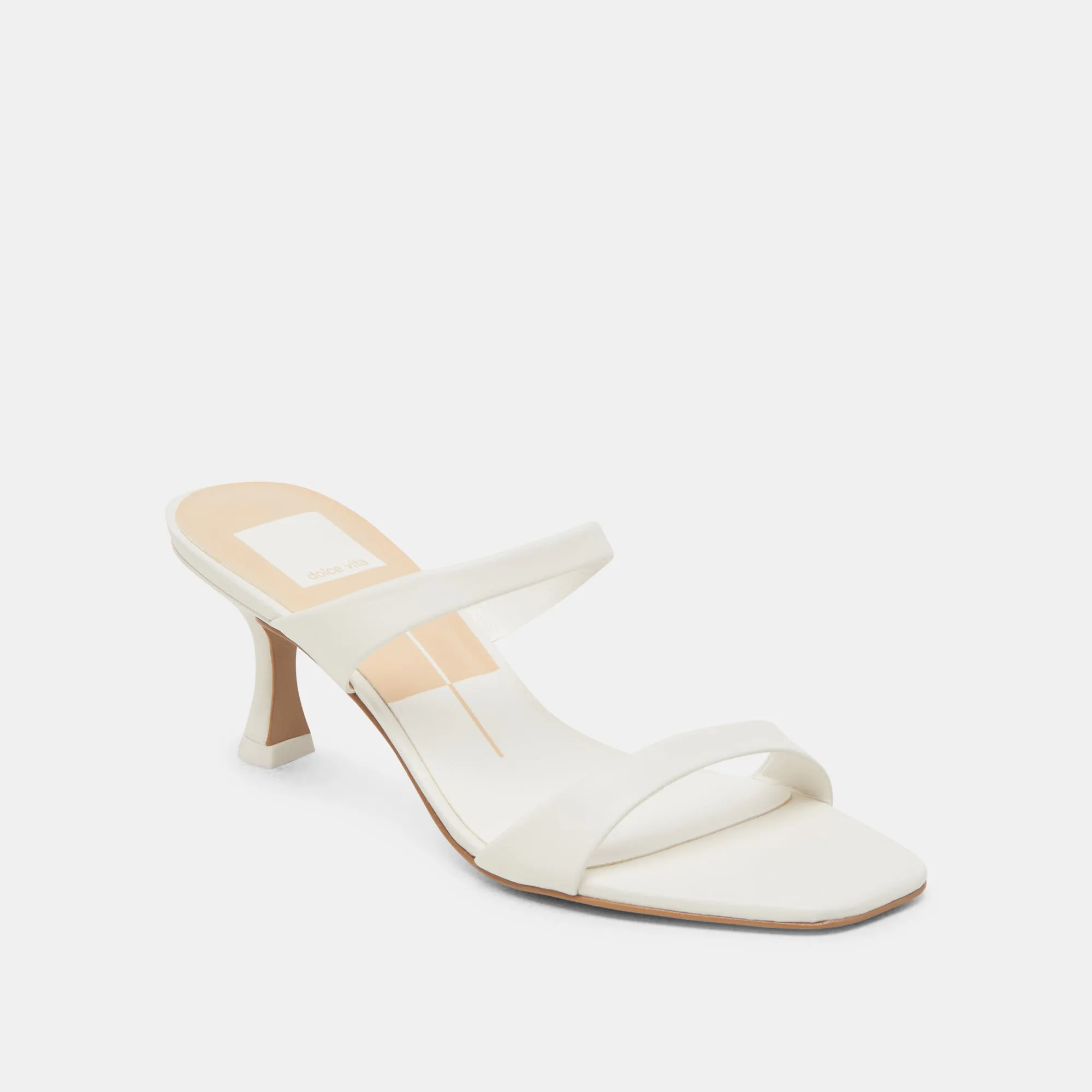 Evening Edge GENORA HEELS WHITE LEATHER