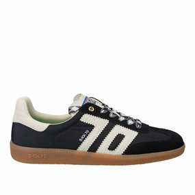 Elastic Gusseted Tongue Ghost in Black