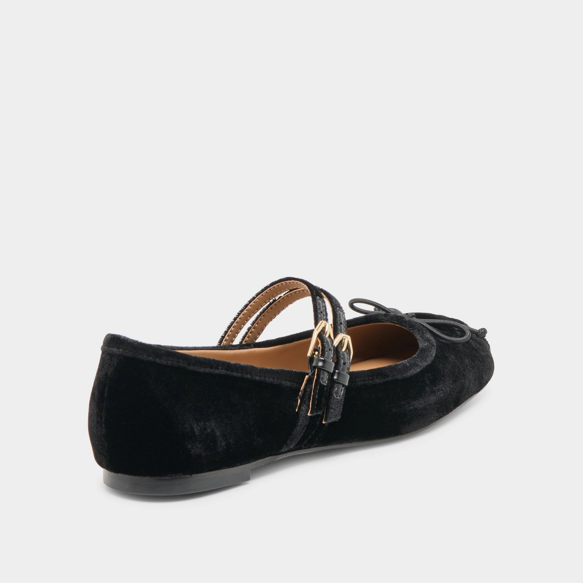 GIBSEN BALLET FLATS NERO VELVET Light Walking