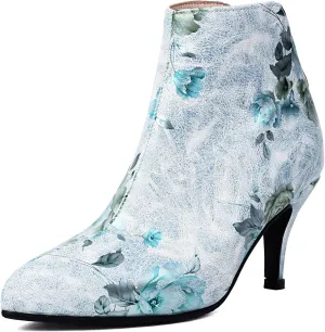 Gicoiz Pointed Toe Stiletto High Heels Womens Ankle Boots