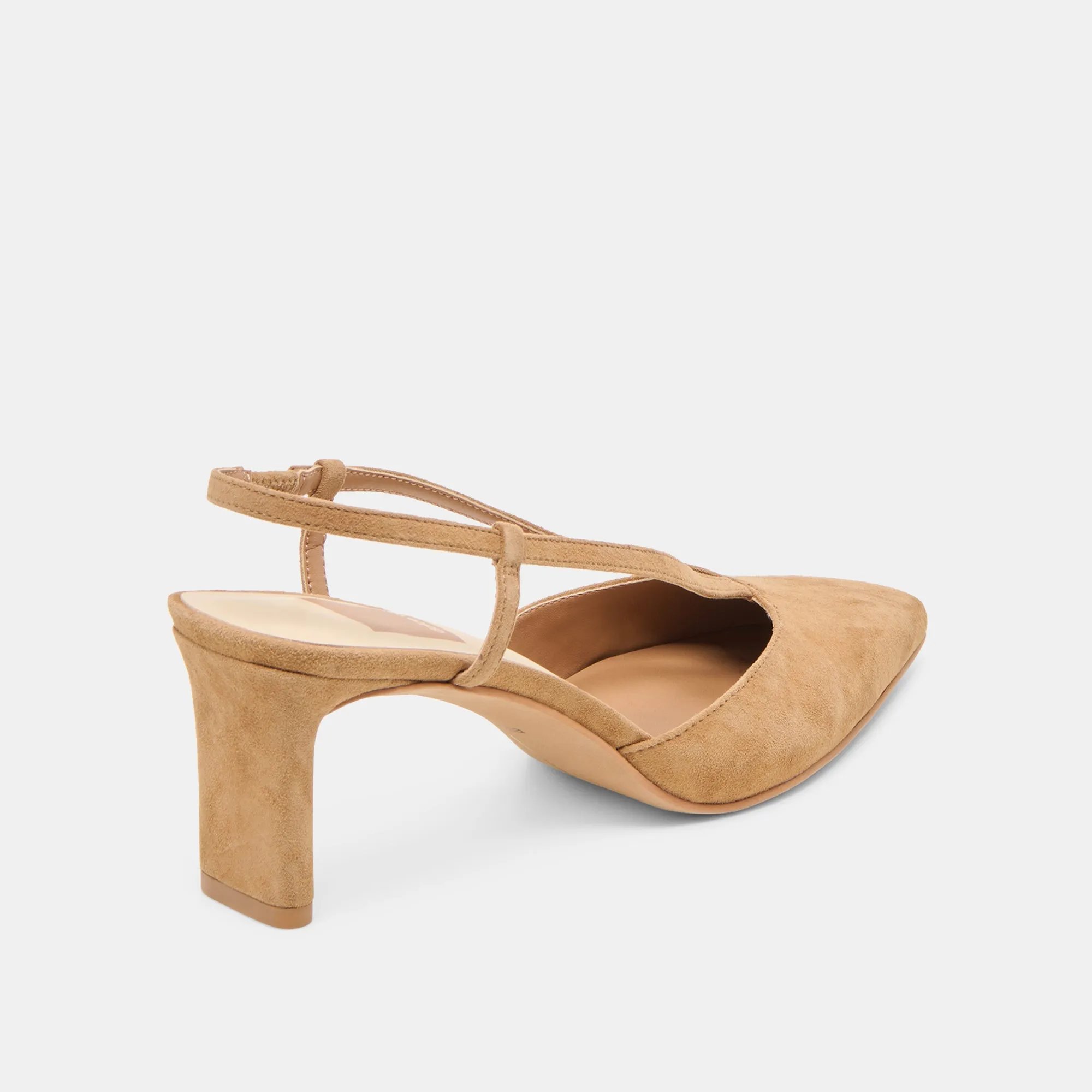 Charity Spark GINAY HEELS LT BROWN SUEDE