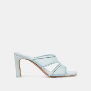 GITEL WIDE HEELS ICE BLUE MESH Cutout Style