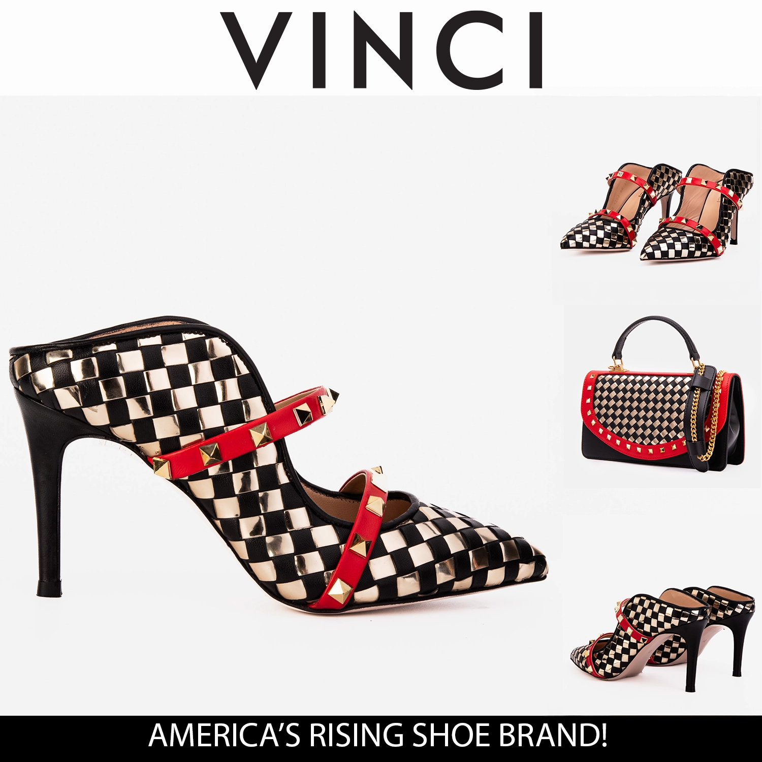 Flex form Arch Support Footbed The Dosso Black Handwoven Leather Pointy Toe Women Sandal